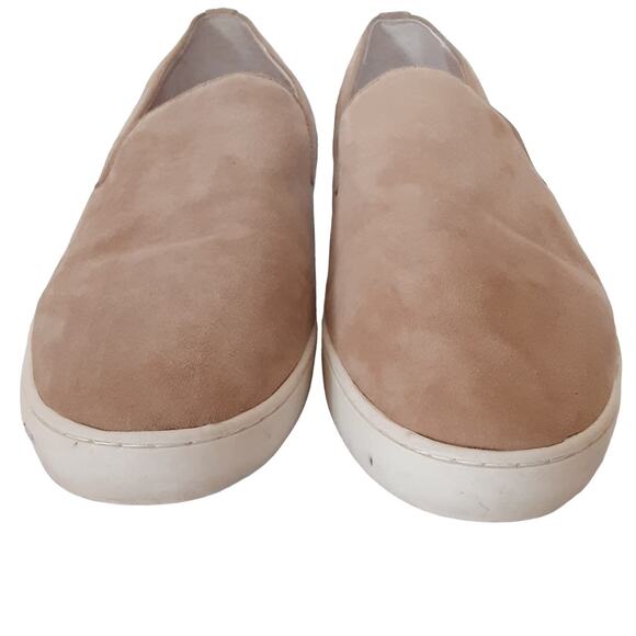 Birdies The Swift Shell Sneakers Sand Genuine Suede Slip On Shoes Womens 10.5 - Picture 4 of 13